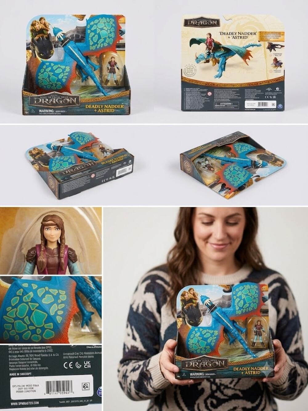DreamWorks How to Train Your Dragon Deadly Nadder & Astrid Figure Set